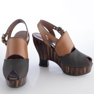 Runway! Proenza Schouler Neoprene Sandals sz 37